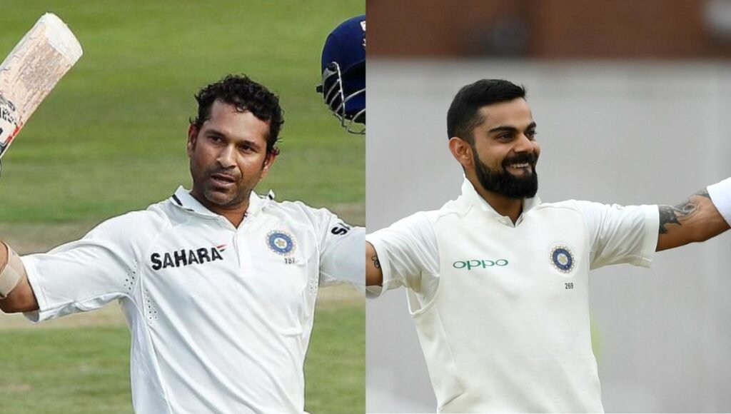 Sachin Tendulkar and Virat Kohli Test Comparison between the two legend